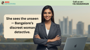 Private Investigator Bangalore – A Woman’s Touch in Solving Mysteries