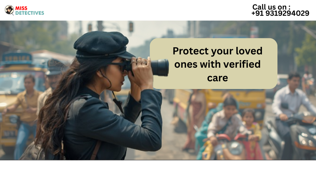 Family using an Indian female detective for personal history verification services in Mumbai to confirm a prospective groom’s background.