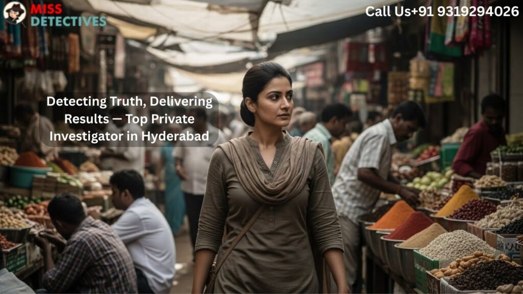 Top private investigator in Hyderabad performing field surveillance.