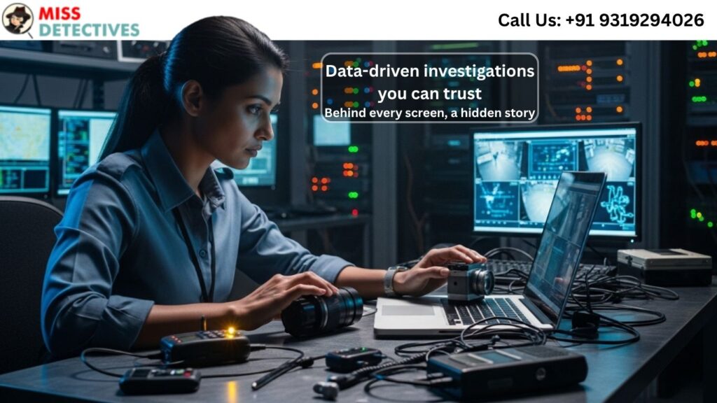 Private detective in Delhi handling corporate investigation case