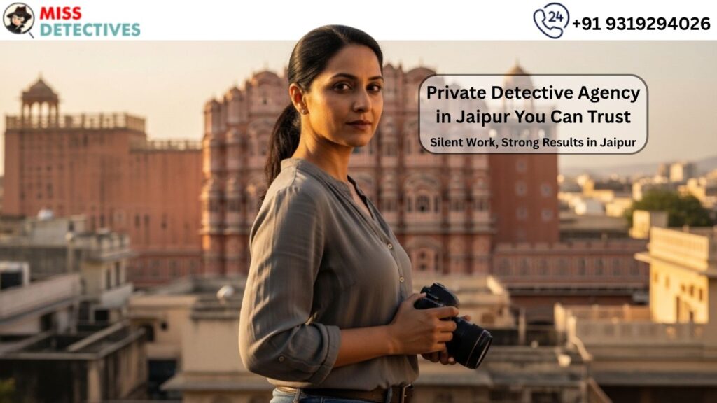 Private Detective Agency in Jaipur for Accurate Investigation Results