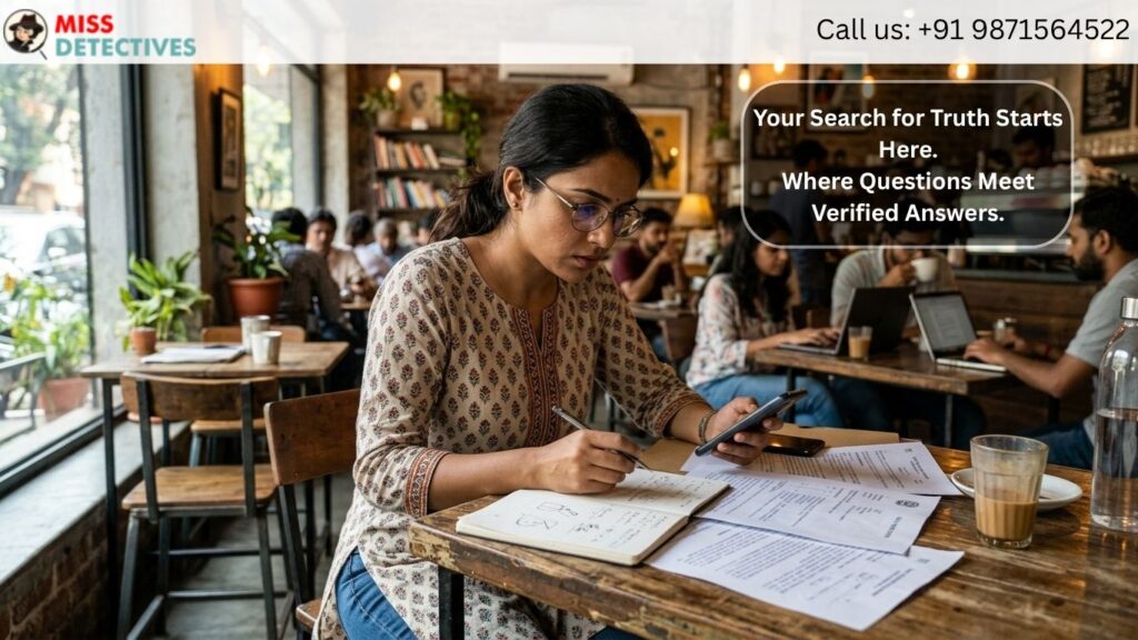 Professional surveillance operations conducted by a Top private investigator in Mumbai using advanced equipment and proven investigative techniques. Our Private private detective agency in Mumbai delivers accurate findings while maintaining complete confidentiality.